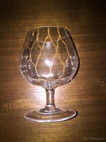 Sklenice MOSER na koňak - 2