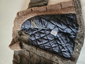 Manšestrová bunda s kožíškem vel. 116 - 2