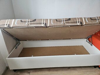 Postel 90×200 s úložným prostorem - 2