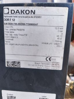 Kotel Dakon DOR F 12 - 13kW - 2