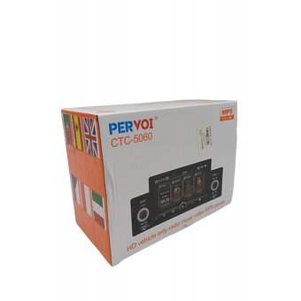 Autorádio CTC-6060 – Car 1 DIN dotykový displej FM/Bluetooth - 2