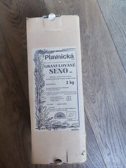 Seno domaci cca 6kg + granul.seno 1kg - 2