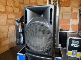 2x Aktivní reprobox LD systems + Case na kolech - 2