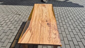 konferenční stolek oliva a epoxyd - 2