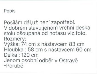 Psací stůl+otočná židle - 2