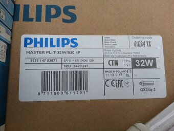Nové zářivky Philips Master PL-T 32W/830 - 2
