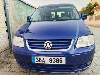 VW Caddy 1.9 TDI, DSG, kamera, 17"ALU, tažné - 2