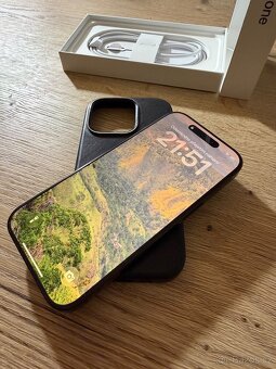 Apple iPhone 16PRO 128GB, šedá, vč. pouzdra, skla, rok starý - 2