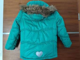 Zelená zimní bunda DOPODOPO vel 116 cm - 2