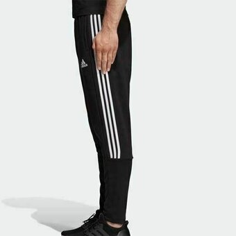 ADIDAS SPORTOVNÍ PÁNSKÉ BAVLNĚNÉ SLIM TEPLÁKY S(S-M) - 2
