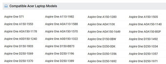 baterie UM08A51 pro notebooky Aspire One (1.5hod) - 2