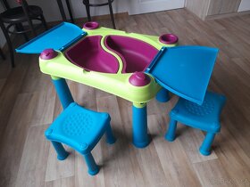 Dětský stolek na hraní Keter + 2 židle - 2
