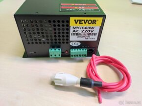 Zdroj 60W k Co2 laseru nový - 2