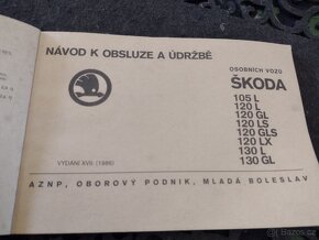 Návod k obsluze Škoda 105 120 130 - 2