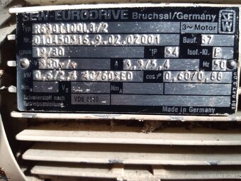 3f motor 2,4 kw - 2