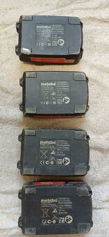 Metabo akumulátory + nabíječka - 2