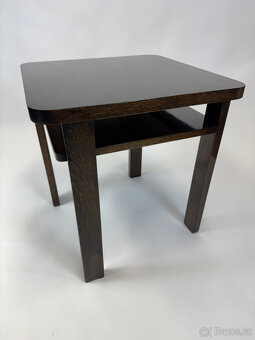 Luxusní Art Deco, konf. stolek Halabala - šelak - 2