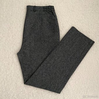 Dámské šedé kalhoty ve vlněném vzhledu C&A vel. 38 - 2