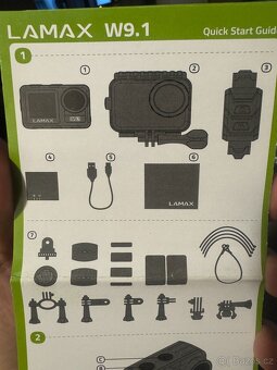Lamax W9.1 + baterie a pouzdro navíc - 2