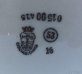 porcelánový servis - 2