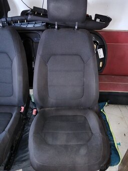 Sedačky passat b7 hnědé - 2