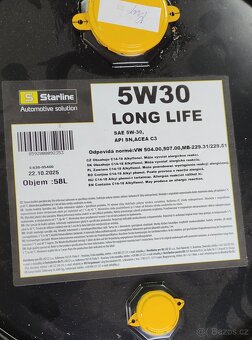 Olej 5w30-58 litrů - 2