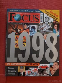 Časopis FOCUS v Němčině - rok 1998/1999 - 2