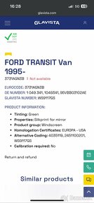 Přední sklo - FORD TRANSIT Van 1995- - 2