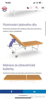 Masazni, medicínské lehatko Proma Reha - 2