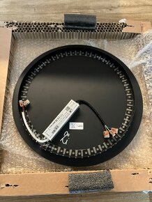 Dekorativní kulaté zrcadlo s LED podsvícením 40 cm, studené - 2