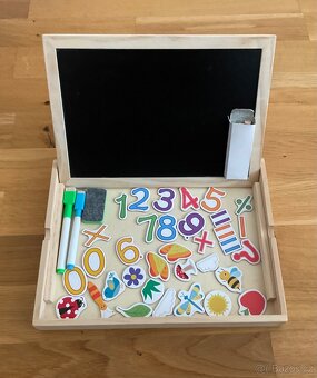 Tabulka s písmeny, puzzle a magnetické kniha (vše 3+) - 2