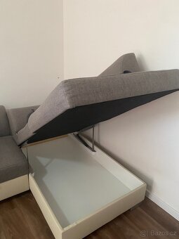 Rozkládací sedací souprava z úložným prostorem - 2