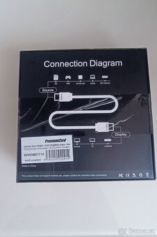 PremiumCord Ultra High Speed HDMI 2.1 optický fiber kabel 8K - 2