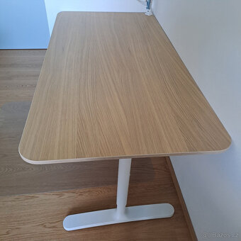 Polohovací stůl IKEA Bekant 80x160cm dubová dýha - 2