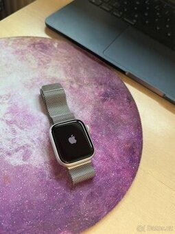 Prodám Apple Watch 9 41mm GPS+Cellular Milánsky tah - 2
