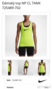 Nike dámské sportovní tílko vel. L - 2