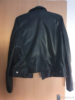 H&M Dámská černá koženková bunda vel. 40 nová - 2