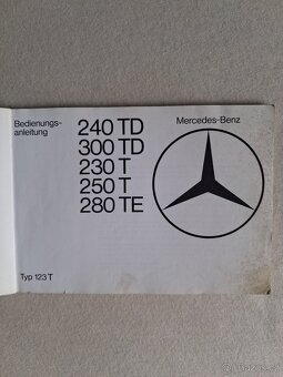 Mercedes Benz W 123 T manual - 2
