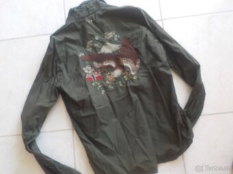 Napapijri nadherna tmave zelena košile vel M/L žena - 2