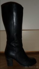 Kožené kozačky 39 - 2