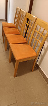 4ks židle masiv - 2