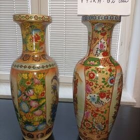Velké čínské vázy - 2 ks,62 cm - 2