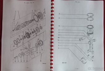 Katalog ND Liaz 151. 261 - 150.261 a převod. Praga 10P80.36 - 2