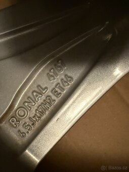 R17 ORIG.ALU DISKY 5X112 OCTAVIA IV LYRA 6.5J ET46 - 2