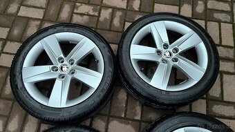 ALU KOLA R16, 5X100, ORIGINÁL ŠKODA - 2