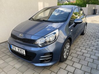 Kia Rio 1.2 benzín , 62 KW , klima , najeto 38000 km - 2