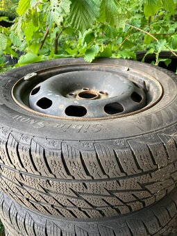 Plechové disky 5x100 r15 + pneu 195/65r15 - 2