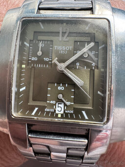 Funkční nerezové hodinky TISSOT s chronografem - 2