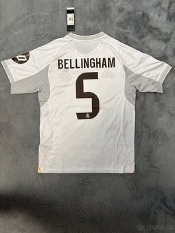 Fotbalový dres Real Madrid – Bellingham 5 - 2