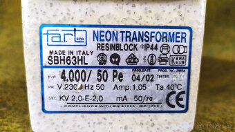 VN Transformátor 4000V A.R.T. SBH63HL Neon - 2